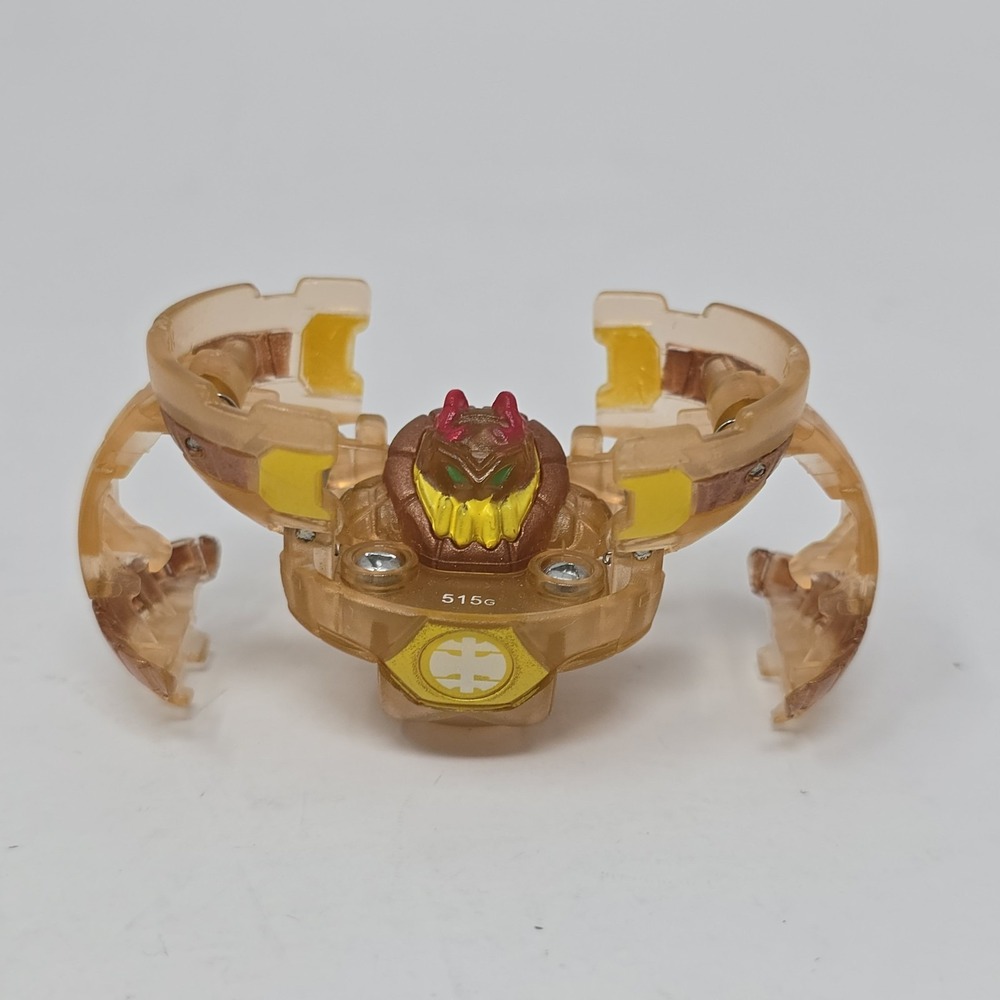 Bakugan Translucent Wilda Tan Subterra New Vestroia 515G Spin Master Figure